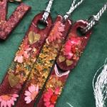 Customised Resin BookMark with Keychain